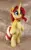 Size: 2424x3886 | Tagged: safe, artist:doctorkoda, derpibooru import, sunset shimmer, pony, unicorn, bell, belly, bipedal, collar, commission, female, happy, horn, image, irl, jpeg, mare, photo, plushie, smiling, solo, standing