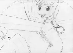 Size: 1748x1276 | Tagged: safe, artist:jimthecactus, derpibooru import, oc, unofficial characters only, earth pony, pony, duel, duo, grayscale, hoof hold, image, jpeg, male, monochrome, pencil drawing, sketch, stallion, sword, traditional art, weapon
