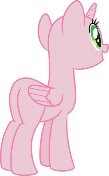 Size: 648x1044 | Tagged: safe, artist:sollace, derpibooru import, alicorn, pony, .svg available, base, butt, derpibooru exclusive, happy, image, png, simple background, solo, transparent background, vector