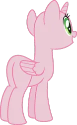 Size: 648x1044 | Tagged: safe, artist:sollace, derpibooru import, alicorn, pony, .svg available, base, butt, derpibooru exclusive, happy, image, png, simple background, solo, transparent background, vector