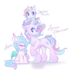 Size: 3817x3929 | Tagged: safe, artist:h0rsefeathers, derpibooru import, oc, unofficial characters only, bat pony, pony, unicorn, image, jpeg, simple background, trio, white background