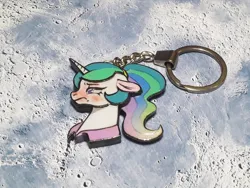 Size: 1280x960 | Tagged: safe, artist:made_by_franch, derpibooru import, princess celestia, alicorn, handmade, image, keychain, png, solo, trinket