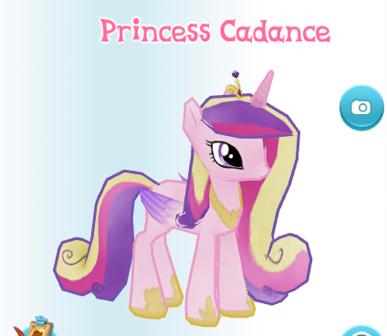 Size: 424x368 | Tagged: safe, derpibooru import, screencap, princess cadance, pony, gameloft, image, jpeg