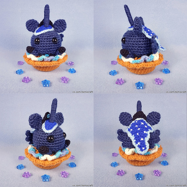 Size: 1000x1000 | Tagged: safe, artist:facja, derpibooru import, princess luna, alicorn, pony, amigurumi, crochet, image, irl, jpeg, photo, plushie