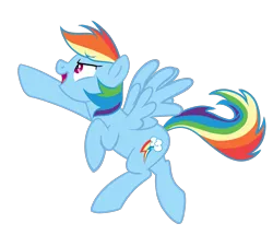 Size: 1477x1273 | Tagged: safe, artist:tersisa, derpibooru import, rainbow dash, pegasus, pony, badass, female, flying, image, mare, open mouth, png, raised hoof, simple background, solo, transparent background, wings
