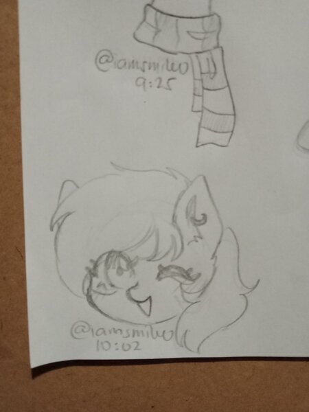 Size: 1560x2080 | Tagged: safe, artist:iamsmileo, derpibooru import, oc, unofficial characters only, earth pony, pony, image, jpeg, solo, traditional art