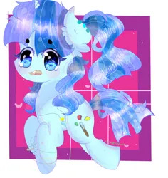 Size: 868x921 | Tagged: safe, artist:magicangelstarartist, derpibooru import, oc, oc:water art, unofficial characters only, pony, unicorn, female, hopping, image, jpeg, mare, simple background, solo