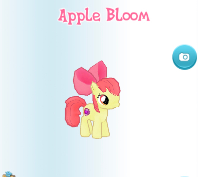 Size: 395x353 | Tagged: safe, derpibooru import, screencap, apple bloom, pony, gameloft, image, jpeg