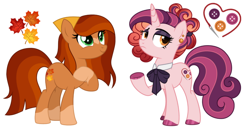 Size: 1807x957 | Tagged: safe, artist:strawberry-spritz, derpibooru import, oc, unofficial characters only, earth pony, pony, unicorn, base used, female, image, magical gay spawn, magical lesbian spawn, mare, offspring, parent:mud briar, parent:sassy saddles, parent:sunburst, parent:suri polomare, png, simple background, transparent background