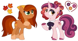 Size: 1807x957 | Tagged: safe, artist:strawberry-spritz, derpibooru import, oc, unofficial characters only, earth pony, pony, unicorn, base used, female, image, magical gay spawn, magical lesbian spawn, mare, offspring, parent:mud briar, parent:sassy saddles, parent:sunburst, parent:suri polomare, png, simple background, transparent background