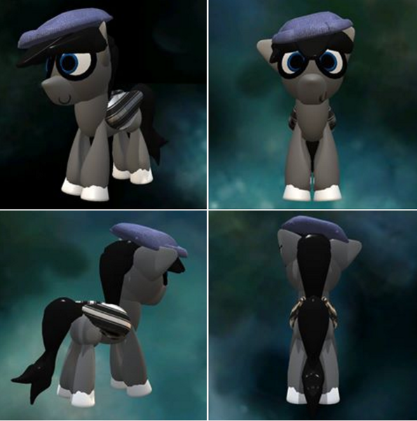 Size: 704x710 | Tagged: safe, artist:yenchey, derpibooru import, oc, oc:chopsticks, unofficial characters only, pegasus, pony, 3d, image, male, png, smiling, solo, spore, stallion
