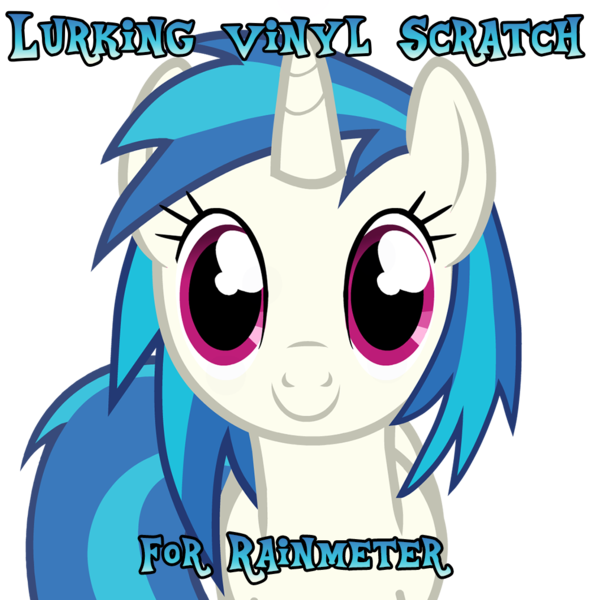 Size: 1000x1015 | Tagged: safe, artist:donkoopa, artist:flamingo1986, derpibooru import, part of a set, vinyl scratch, pony, unicorn, animated at source, happy, image, looking at you, part of a series, png, rainmeter, simple background, solo, transparent background