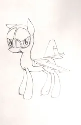 Size: 1301x1998 | Tagged: artist needed, safe, derpibooru import, oc, unnamed oc, unofficial characters only, original species, plane pony, pony, colt, cute, foal, image, jpeg, looking at you, male, outlines only, pencil drawing, plane, simple background, solo, solo male, standing, su-25, su-25 frogfoot, sukhoi, sukhoi su-25, traditional art, white background