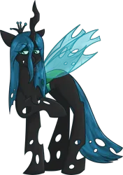 Size: 1324x1877 | Tagged: safe, artist:emmett, derpibooru import, queen chrysalis, commission, commissioner:reversalmushroom, image, png, simple background, transparent background