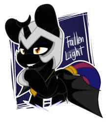 Size: 850x940 | Tagged: safe, artist:eivilpotter, derpibooru import, oc, oc:fallenlight, unofficial characters only, bat pony, armor, bat pony oc, bat wings, image, png, simple background, solo, wings