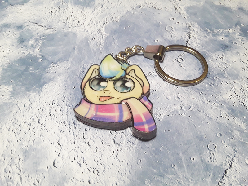 Size: 1280x960 | Tagged: safe, artist:made_by_franch, derpibooru import, oc, easter, handmade, head, holiday, image, keychain, png, solo, winter