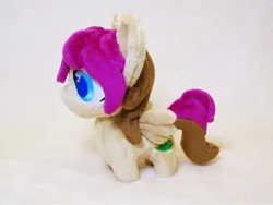 Size: 2048x1536 | Tagged: safe, artist:hellgacraft, derpibooru import, oc, unofficial characters only, pegasus, chibi, commission, image, irl, jpeg, photo, plushie, solo, spread wings, standing, wings