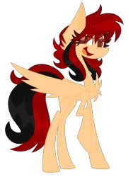 Size: 1500x2000 | Tagged: safe, artist:scridley arts, derpibooru import, oc, oc:jack pie, unofficial characters only, pegasus, pony, chest fluff, female, image, pegasus oc, png, simple background, solo, transparent background, wings