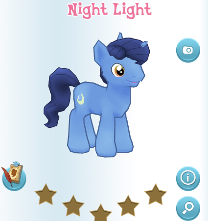 Size: 425x453 | Tagged: safe, derpibooru import, screencap, night light, pony, gameloft, image, jpeg