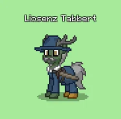 Size: 825x813 | Tagged: safe, derpibooru import, oc, oc:liosenz tabbert, unofficial characters only, deer, american civil war, clothes, deer oc, facial hair, hat, image, jpeg, military, moustache, non-pony oc, sword, union, weapon