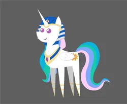 Size: 5116x4197 | Tagged: safe, artist:cabinet chief assistant k, derpibooru import, idw, princess celestia, alicorn, pony, reflections, spoiler:comic, absurd resolution, egyptian, egyptian headdress, egyptian pony, female, image, jpeg, mare, mirror universe, pointy ponies, ra celestia, simple background, solo, vector