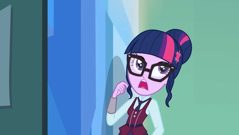 Size: 2134x1203 | Tagged: safe, derpibooru import, screencap, sci-twi, twilight sparkle, human, equestria girls, friendship games, clothes, crystal prep academy, crystal prep academy uniform, glasses, hair bun, hallway, image, jpeg, school, school uniform, schoolgirl, singing, solo, what more is out there