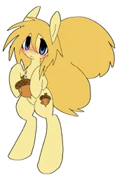 Size: 529x792 | Tagged: safe, artist:muffinz, derpibooru import, oc, oc:fluffer nutter, anthro, earth pony, pony, squirrel, squirrel pony, bipedal, hoof hold, image, male, png, stallion