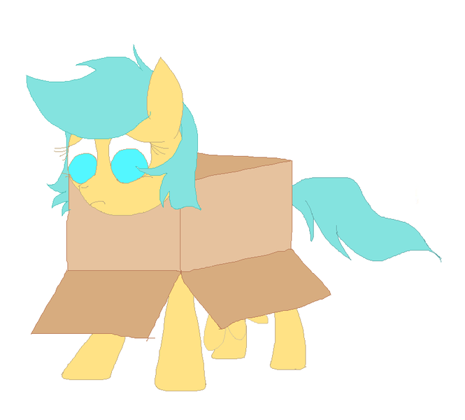 Size: 827x746 | Tagged: safe, artist:everfreeemergencies, oc, oc:boxfilly, unofficial characters only, pegasus, pony, female, filly, frown, image, ms paint, png, sad, simple background, solo, white background, wings