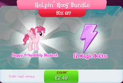 Size: 1270x857 | Tagged: safe, derpibooru import, official, bifröst, pegasus, pony, bundle, costs real money, english, female, friendship student, gameloft, image, jpeg, mare, mobile game, my little pony: magic princess, numbers, text, wings