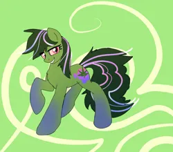 Size: 880x776 | Tagged: safe, artist:solixy406, derpibooru import, oc, oc:wonder bloom, unofficial characters only, earth pony, pony, earth pony oc, eye clipping through hair, female, grin, high, image, looking at you, mare, png, raised hoof, smiling, smiling at you, solo