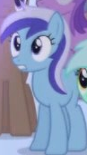 Size: 97x171 | Tagged: safe, derpibooru import, screencap, minuette, pony, unicorn, friendship is magic, animation error, background character, background pony, cropped, female, image, mare, missing horn, png, solo focus