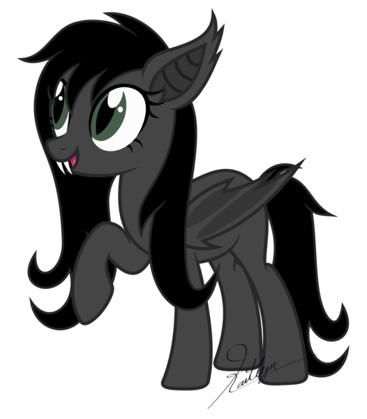 Size: 5000x5700 | Tagged: safe, artist:kaitykat117, derpibooru import, oc, oc:shadow streak(kaitykat), bat pony, undead, vampire, vampire bat pony, vampony, zombie, base used, fangs, image, long hair, open mouth, png, raised hoof, simple background, transparent background, vector