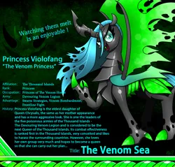 Size: 2340x2234 | Tagged: safe, artist:questionmarkdragon, derpibooru import, changeling queen oc, oc, unofficial characters only, changeling, changeling queen, eyelashes, female, image, parent:queen chrysalis, png, raised hoof, smiling, solo, story included