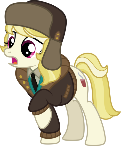 Size: 2494x3000 | Tagged: safe, artist:starryshineviolet, derpibooru import, march gustysnows, earth pony, pony, princess spike (episode), background pony, clothes, female, hat, high res, image, mare, png, simple background, solo, transparent background, ushanka, vector