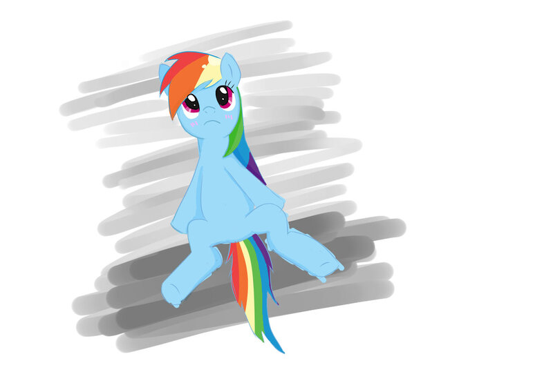 Size: 1149x774 | Tagged: safe, artist:seshirubonsebon, derpibooru import, rainbow dash, pony, abstract background, blushing, image, jpeg, solo