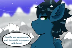 Size: 1280x853 | Tagged: safe, artist:brushwork, derpibooru import, oc, oc:cloud cover, unofficial characters only, funny, image, implied pregnancy, out of context, png, question, tumblr, tumblr comic