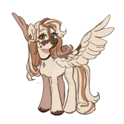 Size: 1280x1280 | Tagged: safe, artist:lynesssan, derpibooru import, oc, pegasus, pony, deviantart watermark, female, image, mare, obtrusive watermark, png, simple background, solo, transparent background, watermark