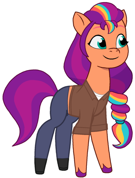 Size: 1090x1437 | Tagged: safe, artist:edy_january, derpibooru import, edit, vector edit, sunny starscout, earth pony, pony, g5, my little pony: tell your tale, '90s, balenciaga, balenciaga fashion show 2023, base used, classic, clothes, denim, fashion, fashion show, image, jeans, link in description, long pants, model, modeling, pants, png, retro, shirt, shoes, simple background, t-shirt, the classic 90s, transparent background, united states, vector
