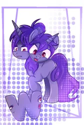 Size: 690x1024 | Tagged: safe, artist:diniarvegafinahar, derpibooru import, ponified, pony, unicorn, alphabet lore, conjoined, conjoined twins, crossover, duality, female, image, mare, open mouth, png, raised hoof, self paradox, self ponidox, siblings, sisters, species swap, unamused, w