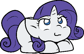 Size: 347x223 | Tagged: safe, artist:zutcha, derpibooru import, rarity, pony, unicorn, :3, cute, female, image, looking up, lying down, mare, png, ponyloaf, prone, raribetes, simple background, solo, transparent background