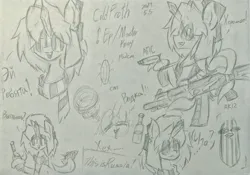 Size: 4400x3088 | Tagged: safe, artist:rony, derpibooru import, oc, unofficial characters only, earth pony, monster pony, alcohol, cyrillic, gun, image, jpeg, oc：cold froth, russian, tentacles, vodka, weapon