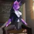 Size: 1280x1280 | Tagged: suggestive, artist:kpapwiss, derpibooru import, twilight sparkle, anthro, unicorn, breasts, classroom, clothes, image, jpeg, looking at you, sitting, skirt, smiling, socks, spread legs, spreading, stockings, teacher, thigh highs