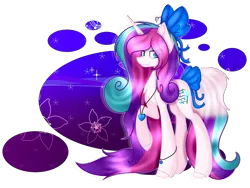 Size: 3649x2745 | Tagged: safe, artist:angellightyt, derpibooru import, oc, unofficial characters only, pony, base used, bow, colored hooves, female, hair bow, image, jewelry, mare, necklace, png, raised hoof, simple background, smiling, solo, tail, tail bow, transparent background
