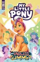 Size: 2063x3131 | Tagged: safe, derpibooru import, idw, official, hitch trailblazer, izzy moonbow, pipp petals, sunny starscout, zipp storm, earth pony, pegasus, pony, unicorn, g5, spoiler:comic, spoiler:g5, spoiler:g5comic, autumn, bag, blaze (coat marking), bracelet, cherry, coat markings, comic cover, cute, eyes closed, facial markings, female, flower, fluttershy's cutie mark, food, friendship bracelet, high res, ice cream cone, image, jewelry, jpeg, leaves, male, mane five (g5), mare, my little pony logo, official comic, open mouth, open smile, pale belly, rainbow dash's cutie mark, saddle bag, seasons, smiling, snow, snowflake, socks (coat marking), spring, stallion, summer, sun, twilight sparkle's cutie mark, winter