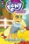 Size: 2063x3131 | Tagged: safe, artist:robin easter, derpibooru import, idw, official, applejack, earth pony, pony, spoiler:comic, apple, apple tree, applejack's hat, bow, clothes, comic cover, cowboy hat, dorothy gale, female, g4, hair bow, hat, high res, image, jpeg, mare, munchkin country, my little pony classics reimagined: the unicorn of odd, my little pony logo, official comic, overalls, oz, poppy, rearing, silver shoes, the unicorn of odd, the wizard of oz, tree, yellow brick road