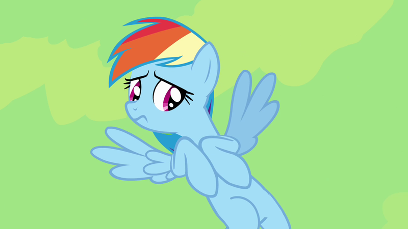 Size: 1280x720 | Tagged: safe, derpibooru import, screencap, rainbow dash, pony, daring don't, image, png, solo