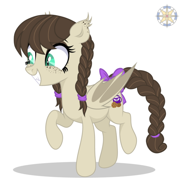 Size: 4000x4000 | Tagged: safe, artist:r4hucksake, derpibooru import, oc, oc:cookie cream, bat pony, pony, absurd resolution, base used, female, image, mare, png, simple background, solo, transparent background