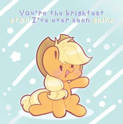 Size: 1839x1843 | Tagged: safe, artist:typhwosion, derpibooru import, applejack, earth pony, pony, image, png, positive ponies, solo, text