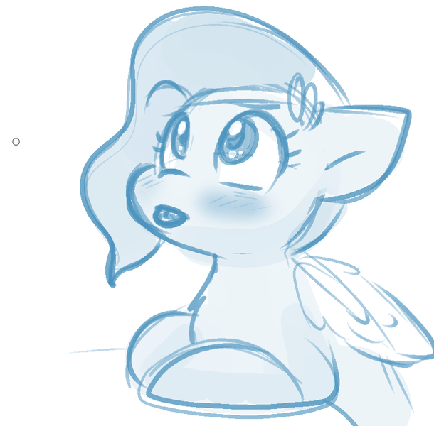 Size: 865x851 | Tagged: safe, artist:zutcha, derpibooru import, pipp petals, pegasus, pony, g5, adorapipp, cute, image, monochrome, png, simple background, sketch, solo, tongue out, white background