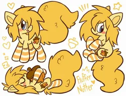 Size: 2354x1811 | Tagged: safe, artist:raystarkitty, derpibooru import, oc, oc:fluffer nutter, earth pony, pony, clothes, cute, image, jpeg, ocbetes, plushie, socks, solo